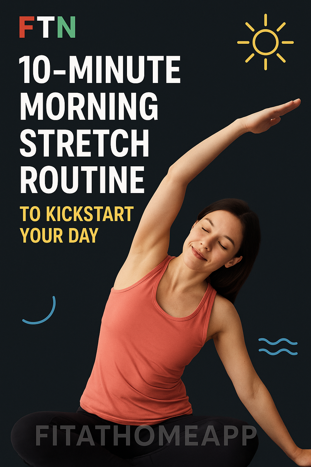 Start your day feeling refreshed and focused with this quick 10-minute morning stretch routine. Designed to wake up your muscles, boost circulation, and release tension, these simple stretches require no equipment—just a few minutes of your time. Make it a daily habit to improve flexibility, enhance your mood, and set a positive tone for the rest of your day.