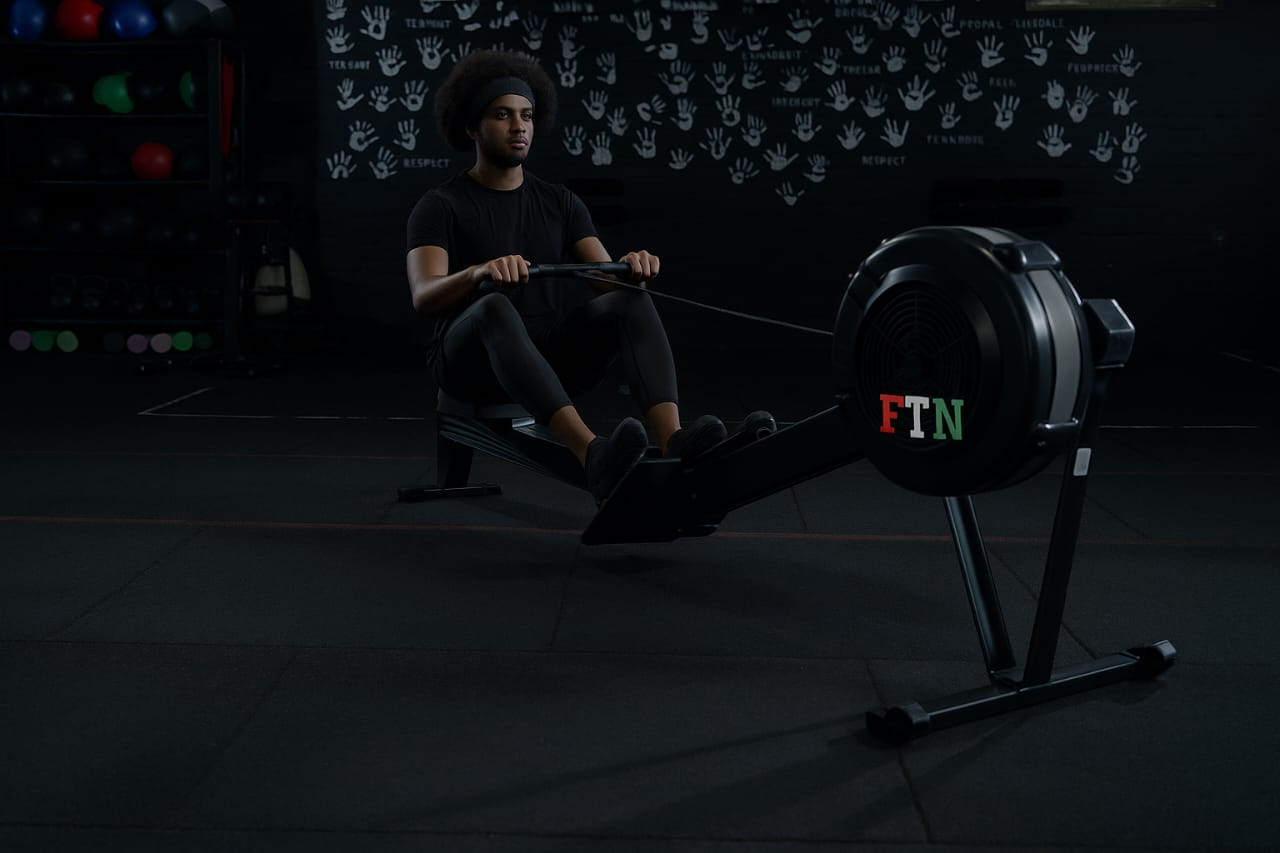 FTN rowing machine for full-body home workouts and cardio endurance – top-tier fitness equipment from Fit At Home