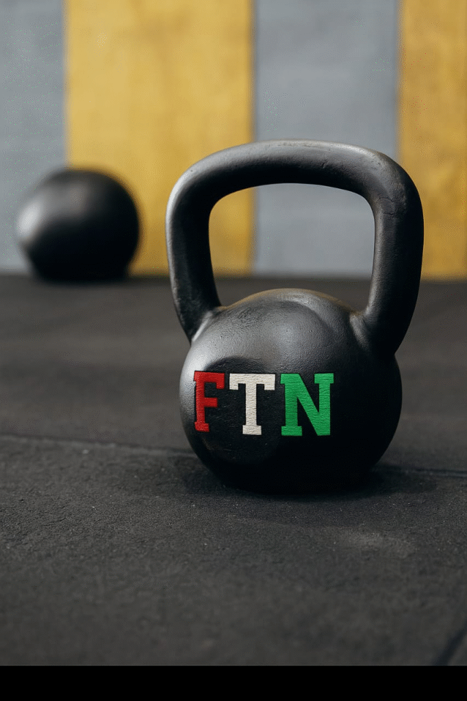 FTN kettlebells for strength training, functional fitness, and home workouts – durable fitness gear from Fit At Home