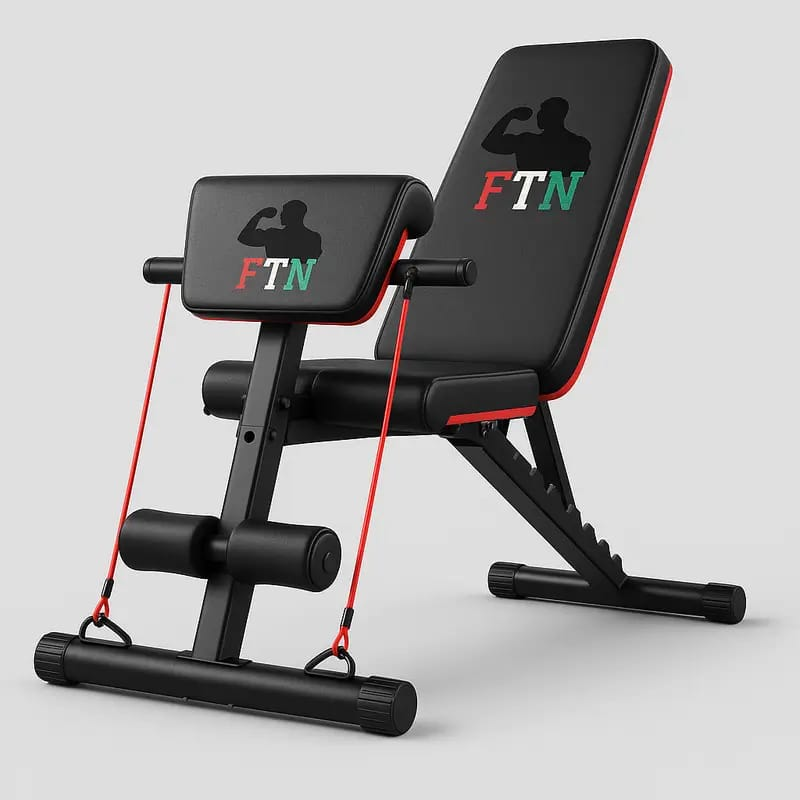 FTN adjustable weight bench for versatile home workouts and strength training – premium fitness equipment on Fit At Home