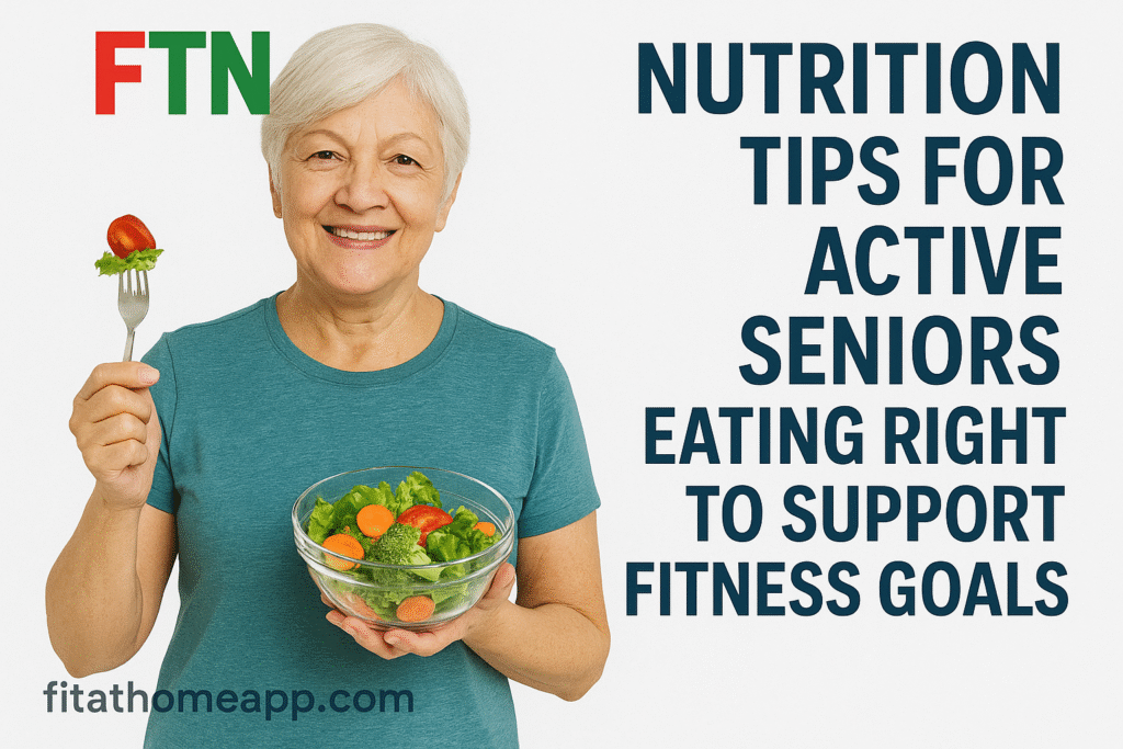 🥗 Nutrition for Seniors: Eating Right to Support Fitness Goals