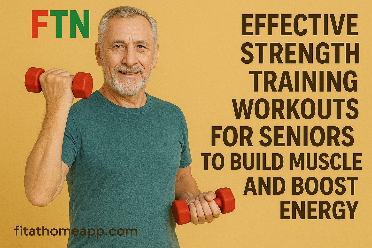 🏋️♂️ Effective Strength Training for Seniors to Build Muscle and Boost Energy